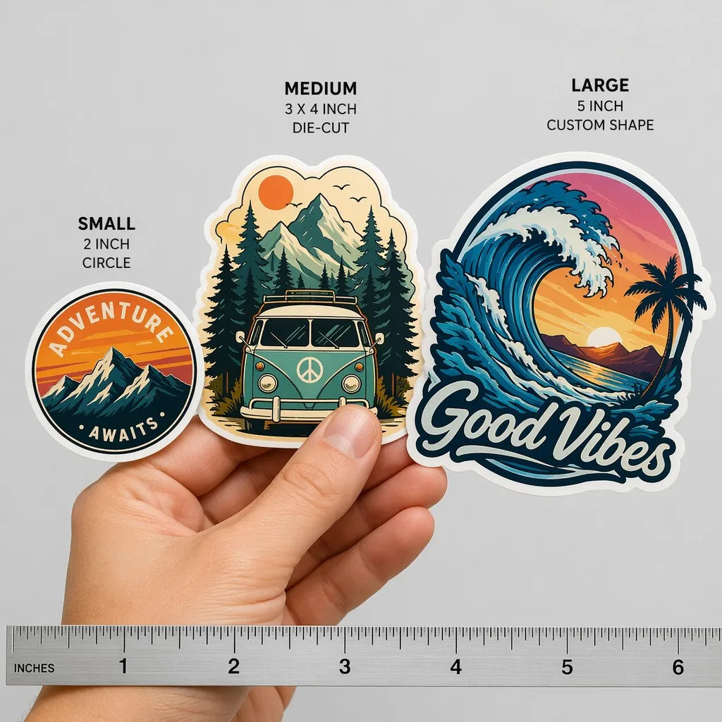 Custom Die-Cut Stickers | Any Shape, Premium Vinyl & More