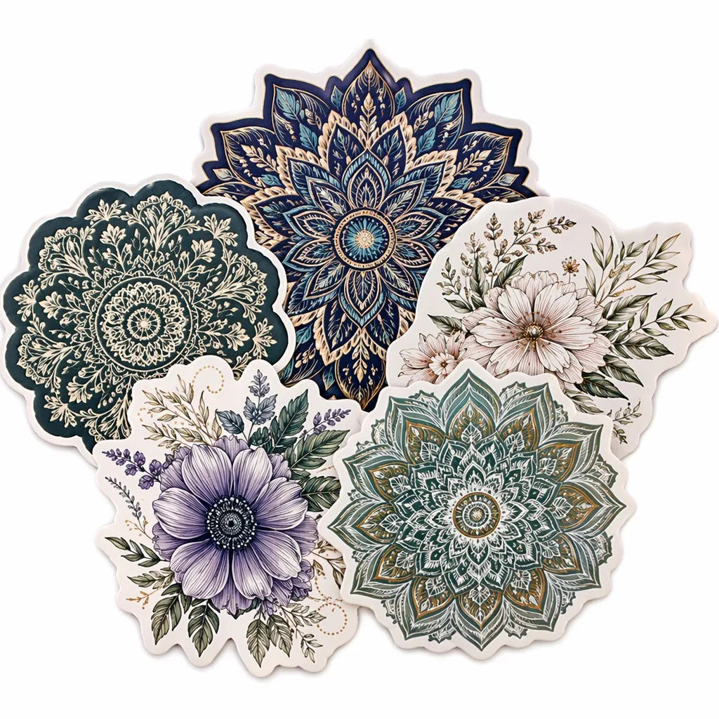 Premium Matte Die-Cut Stickers | Velvet Finish, Intricate Designs